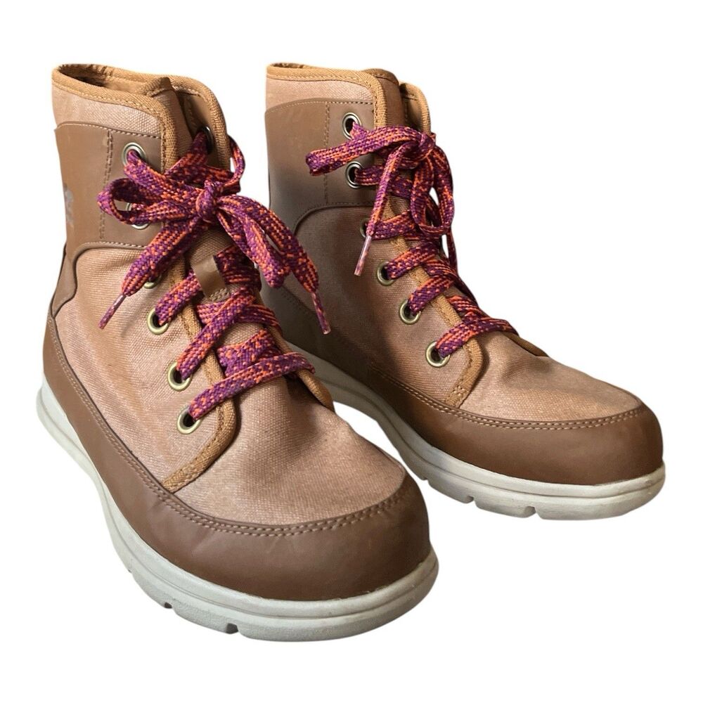 Women's Sorel Explorer 1964 Waterproof Camel Nutmeg Winter Boots Size 10